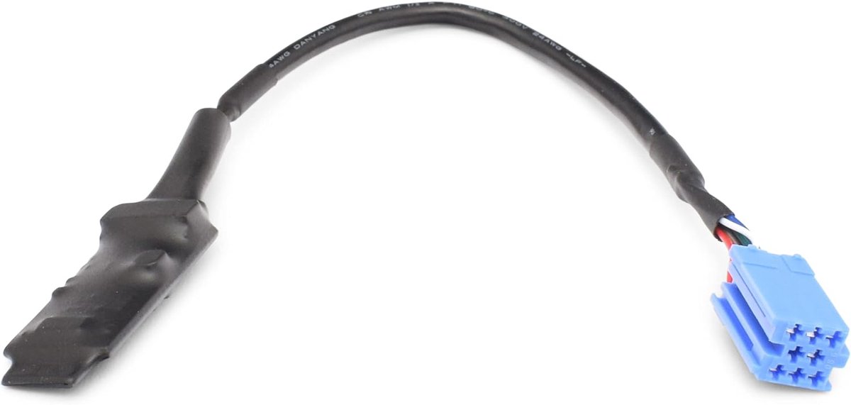 SnelShoppen - BlueMusic Bluetooth Audio Adapter voor Renault: Clio, Espace, Megane, Scenic, Kangoo, Twingo, met Radio Pull Out Hooks