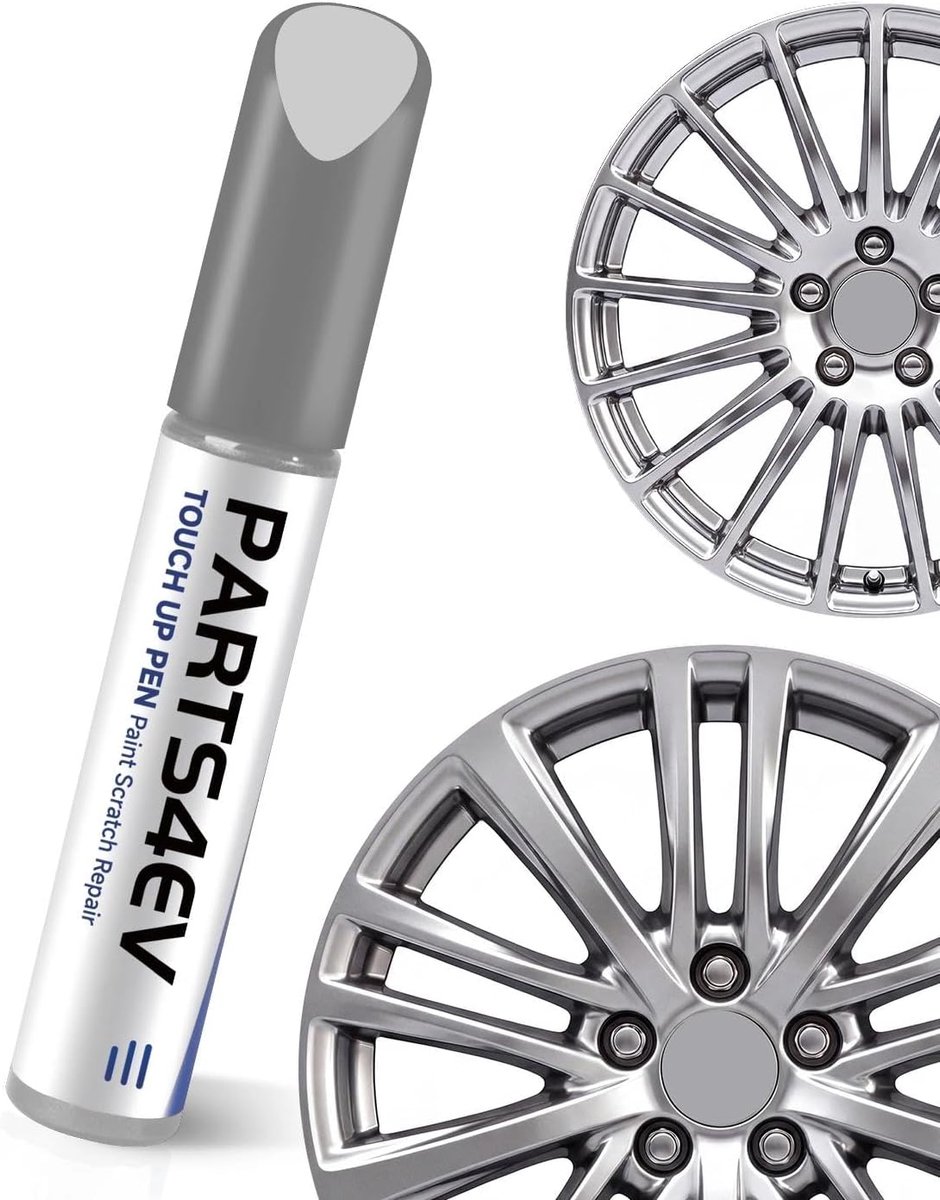 SnelShoppen - Silver paint pen voor aluminium velgen - Snelle reparatie van krassen - Waterdicht en UV-bescherming voor auto, motor, fiets en metalen