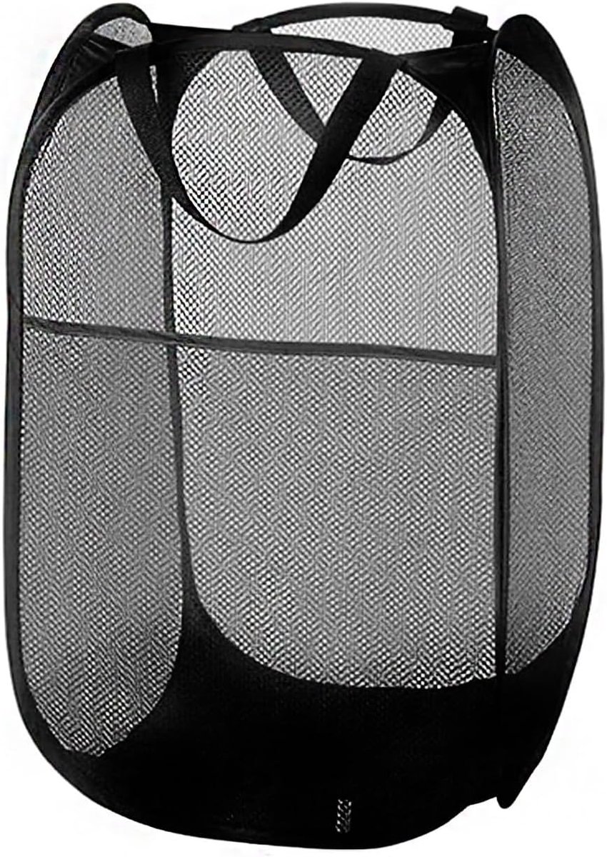 SnelShoppen - Vouwbare Wasmand met Handvatten, Pop Up Wasmand voor Vuile Kleding, Grote Opvouwbare Wasmand, Teddy Organiser Bins voor Slaapkamer en Ba