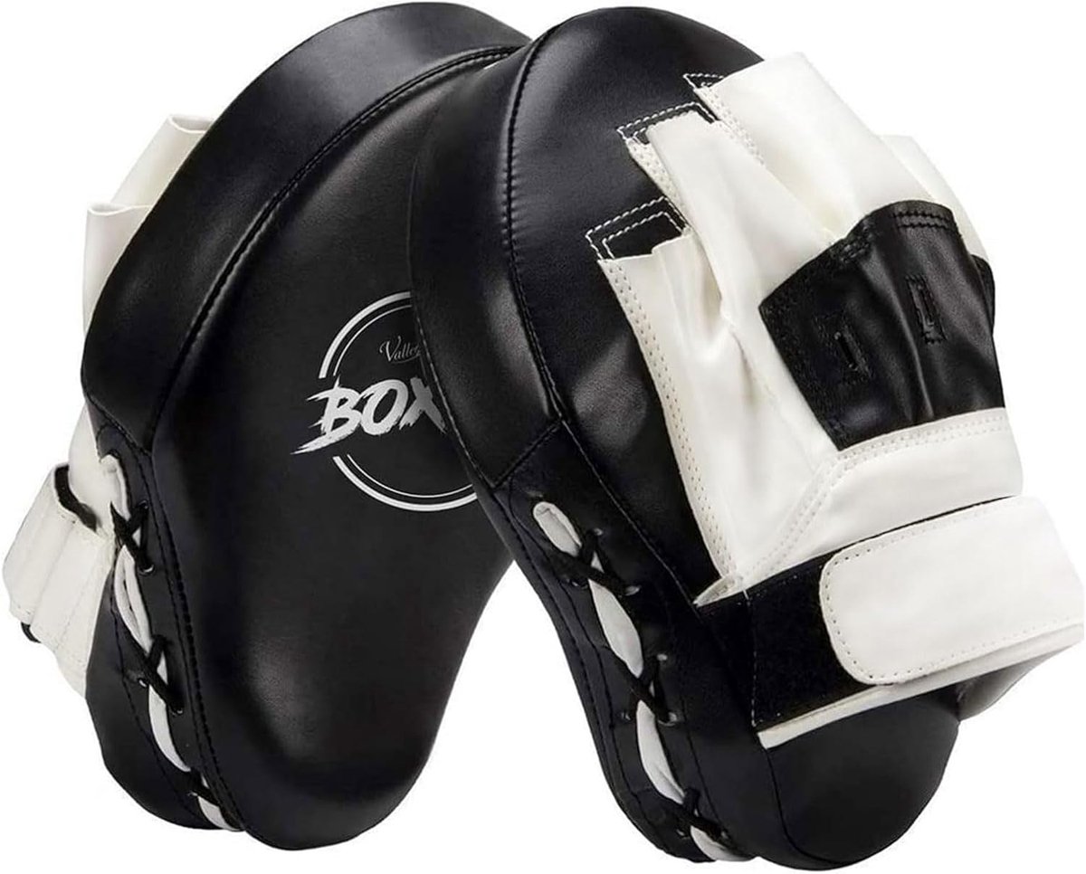 SnelShoppen - Boxing Curved Focus Punching Mitts - Leerachtige Training Hand Pads, Dikke Schokabsorberende Foam, Duurzaam, Lichtgewicht, Ideaal voor B