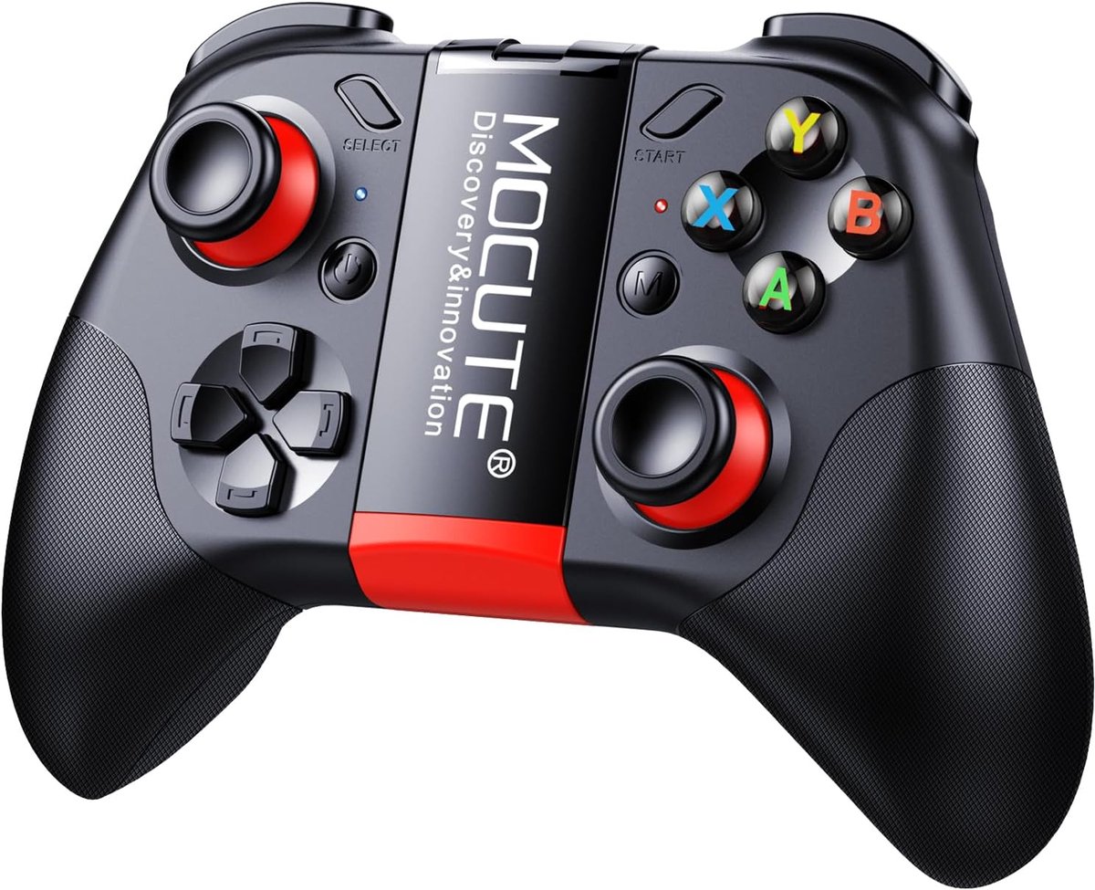 SnelShoppen - Draadloze Spelcontroller voor PC en Mobiele Telefoons - Bluetooth 5.3 - Oplaadbare 400mAh Batterij - Dubbele Motortrilling - Geschikt vo