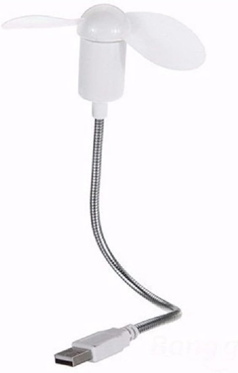 SnelShoppen - Mini USB Ventilator met Flexibele Kabel 17 cm, Energieklasse A+++, Ideaal voor Thuis en Kantoor, Stil en Lichtgewicht, Perfecte Windrich
