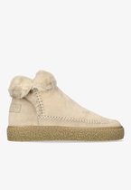 Shabbies Amsterdam - Chewy Moux Boot Doubleface Zand - Maat 38