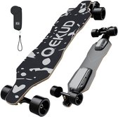 Qekud S4 Elektrisch Skateboard – 2000W Dual-Motor, 42km/h, 30km Bereik, OLED Afstandsbediening, IPX4 – Voor Volwassenen & Jongeren