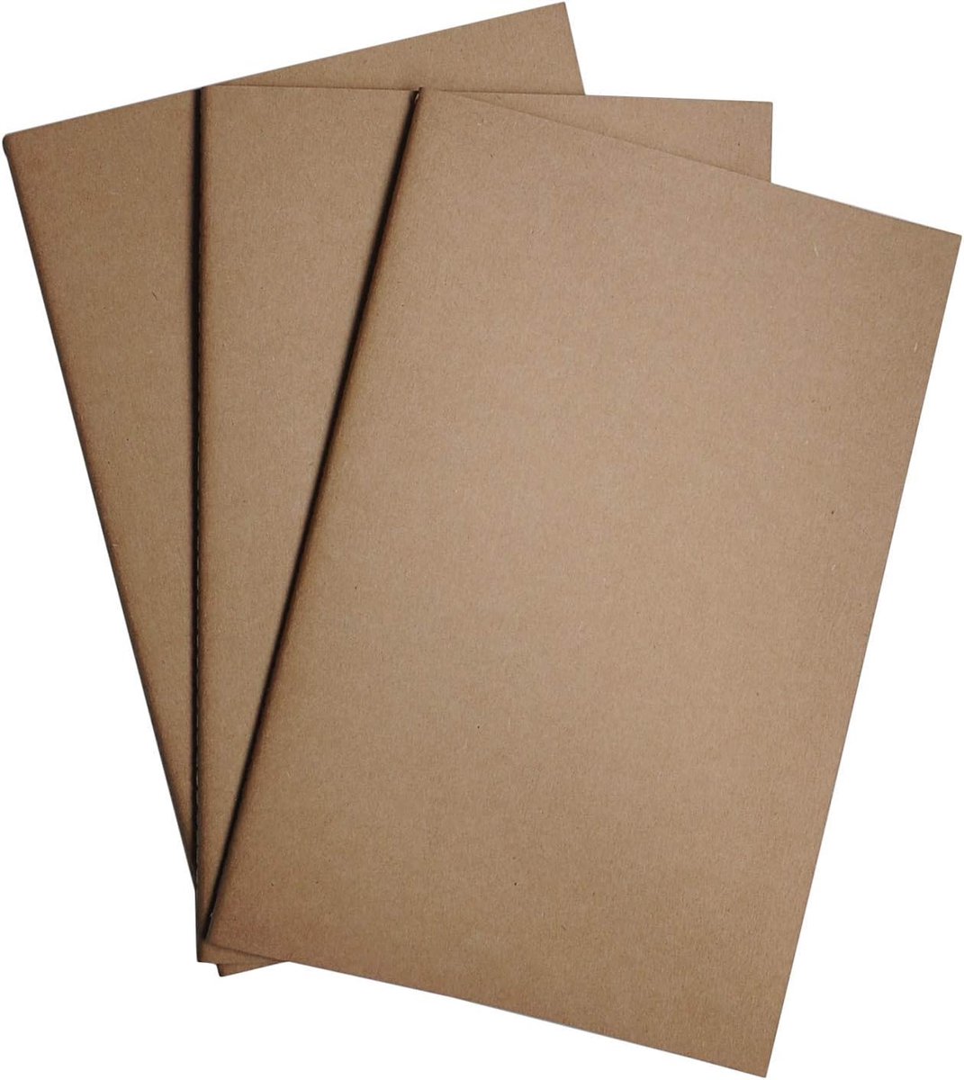 SnelShoppen - A5 Dot Grid Notitieboek Navullingen - 14 x 21 cm - 3 Boekjes met 240 Lege Bladzijden - Duurzaam, Acid-Free, Voor Dagboeken, Planners en