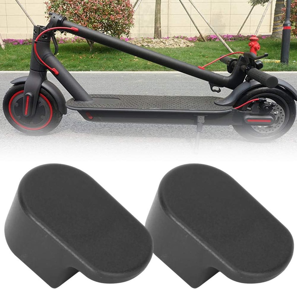 SnelShoppen - Elektrische Scooter Achter Mudguard Hooks Accessoires - Universeel, Lichtgewicht, Eenvoudig te Installeren, Verbeterde Stabiliteit - Voo