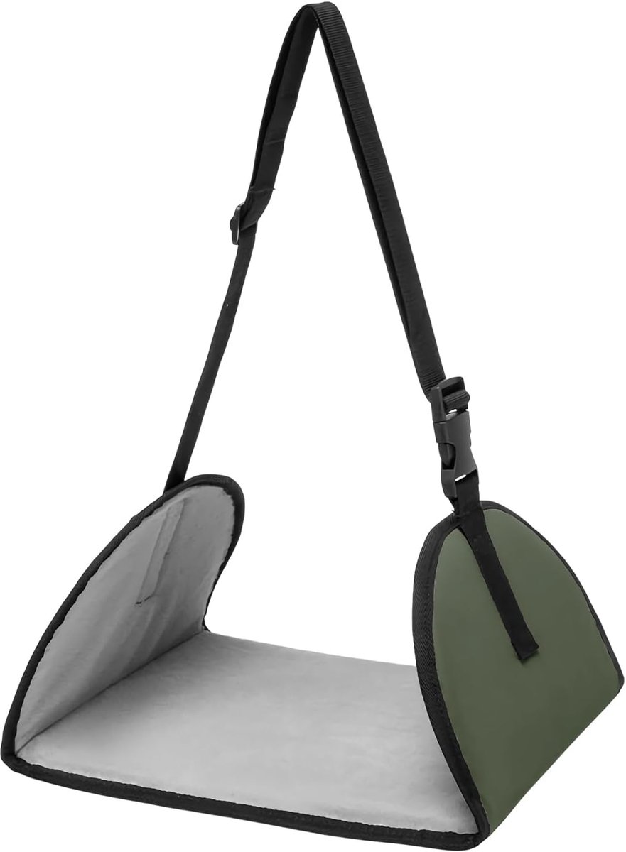 Airplane Hammock Foot Rest | Long Travel Foot Sling with Adjustable Length | Under Desk Footrest Swing Leg Support Must-Have for Home Offices Train Work Lunch Break