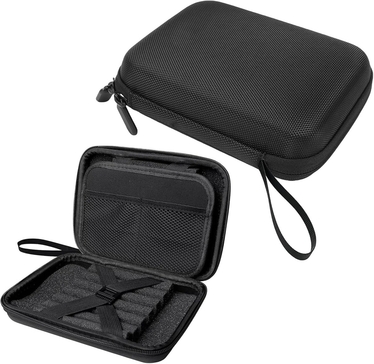 SnelShoppen - Darts Tassenorganizer - Zwarte Darttas met Handvat - Dubbelzijdige Dartbox voor 12 Darts - Ingebouwde Opbergbuizen voor Darttips, Vlucht