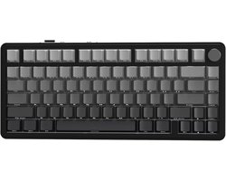 SnelShoppen - Draadloos Mechanisch Gaming Toetsenbord 75% - ATTACK SHARK X85 - PBT Materiaal - RGB Verlichting - Hot Swappable - 5000mAh Batterij - Zw
