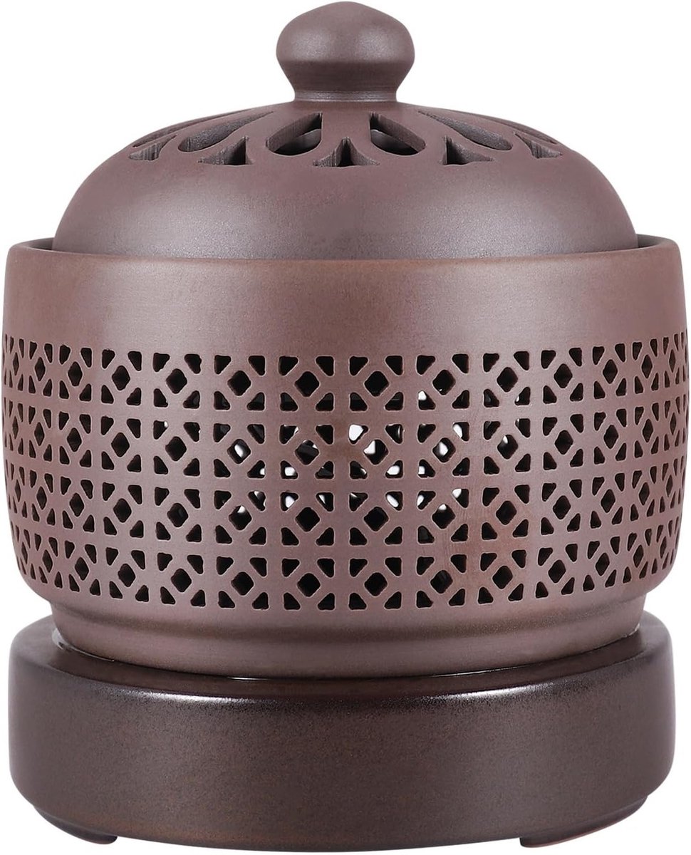 Aromatherapie Elektrische Wierookbrander met Essentiële Olie, Timer en Temperatuurinstelling 220V