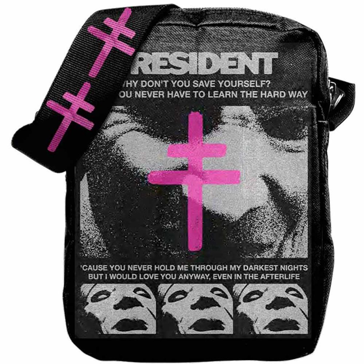 Rocksax President - Conclave Crossbody tas - Zwart