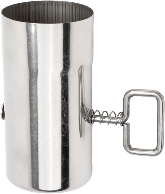 SnelShoppen - Outdoor Stove Pipe Flue Duct 60mm RVS Schornsteenpijp met Verstelbare Dampfer voor Buitenoven en Tuin BBQ - Ideaal voor Kamperen en Hore van Snelshoppen — afbeelding 2