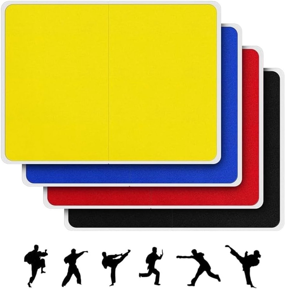 Breekplanken voor Martial Arts, Taekwondo en Karate - 4 Stuks, Geschikt voor Kinderen en Volwassenen, Ideaal voor Trainingsdoeleinden en Break Test