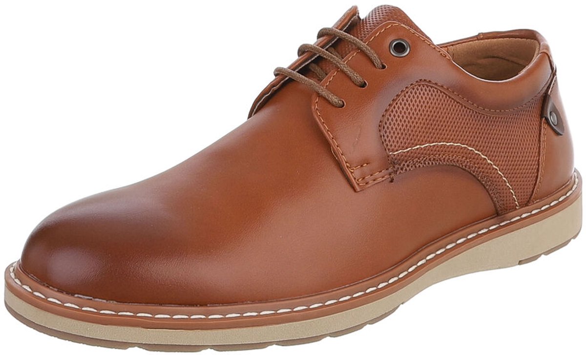 Heren veterschoen casual met mesh details Mt:42