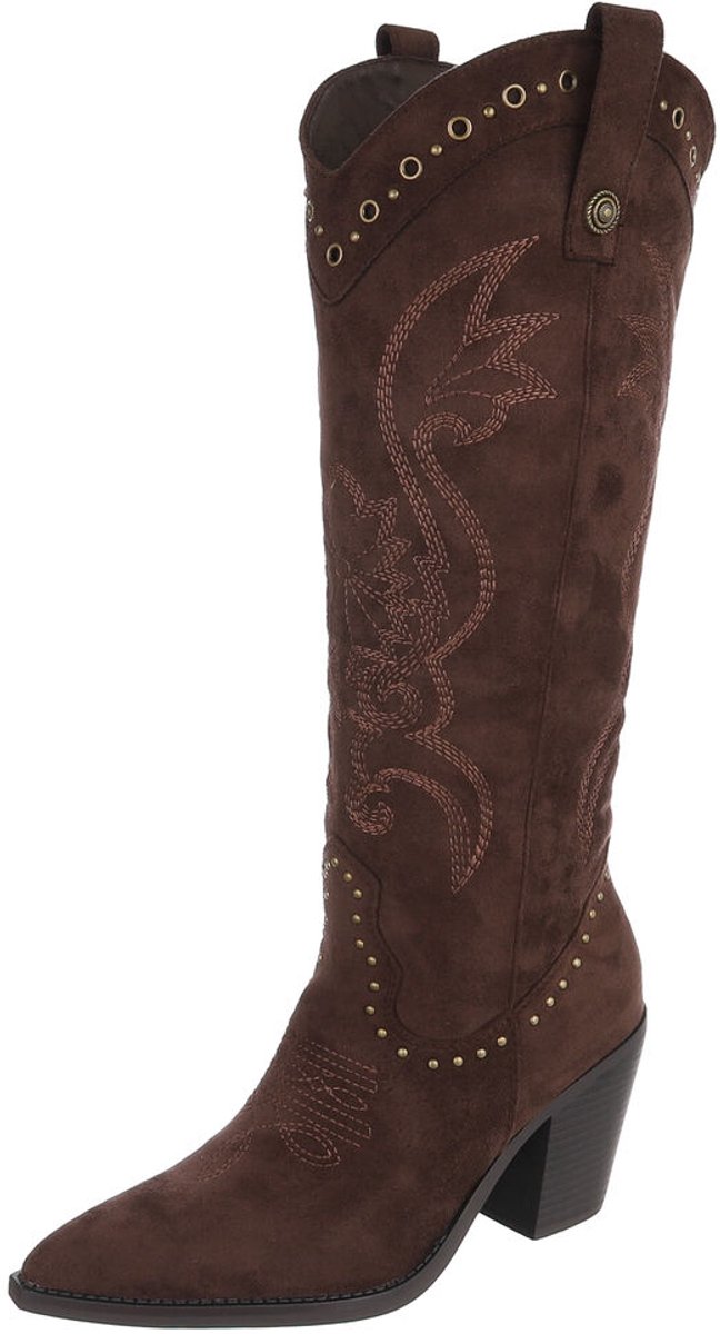 Laarzen - Western stijl en blokhak - Dames Mt:39