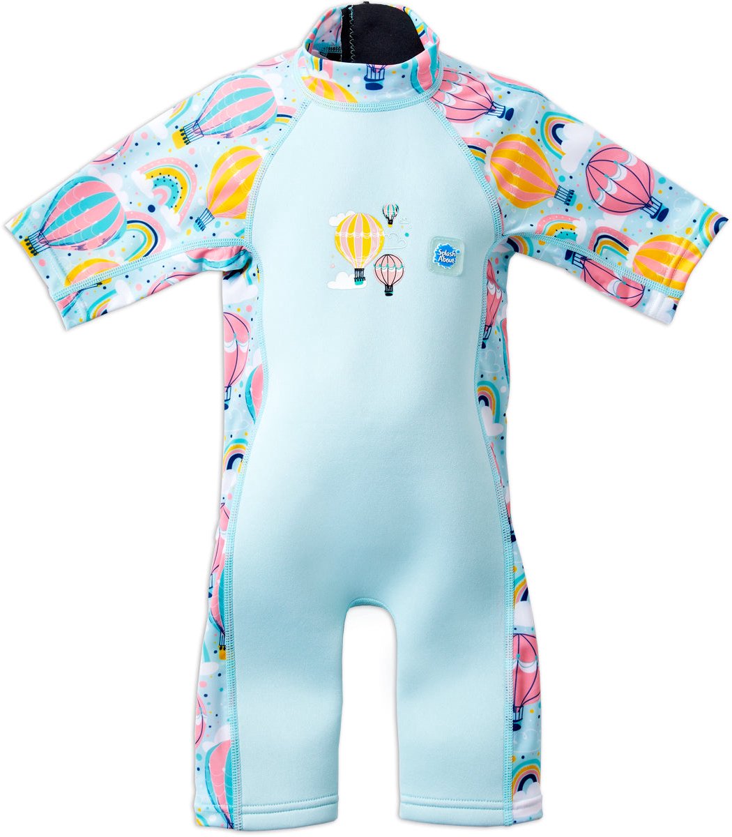 Splash About UV Sun & Sea Hybride Wetsuit voor Zwembad en Strand, Up & Away, 4-6 jaar – UV-bescherming