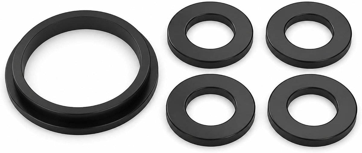 SnelShoppen - Afdichtingen voor Lay-Z-Spa Verwarmingspomp, Silicone Afdichtingsringset, Chloor- en Temperatuurbestendig, Whirlpool Accessoires voor Ve