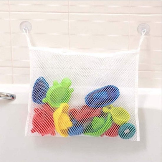 Thijox - Kinderen Badspeelgoedorganizer - Groot Bad Speelgoed Net voor Badkuip - Badkamer Organizer met Zuignappen - Waterdicht en Ruimtebesparend - P — afbeelding 4