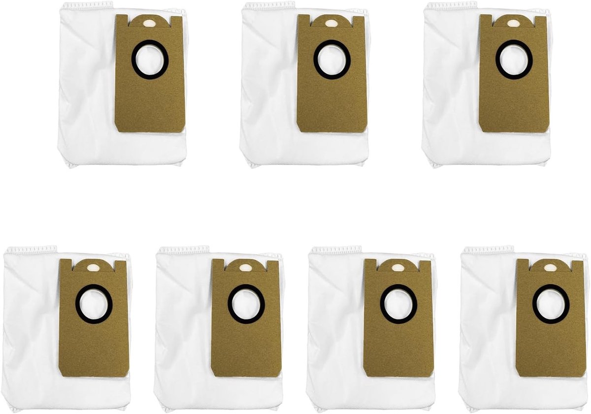 7 Stuks Stofzakken voor Robotstofzuigers, Vervangende Stofzakken voor Q5, Q6 en Q6 PRO, Accessoires voor Robotstofzuigers (7PCS)