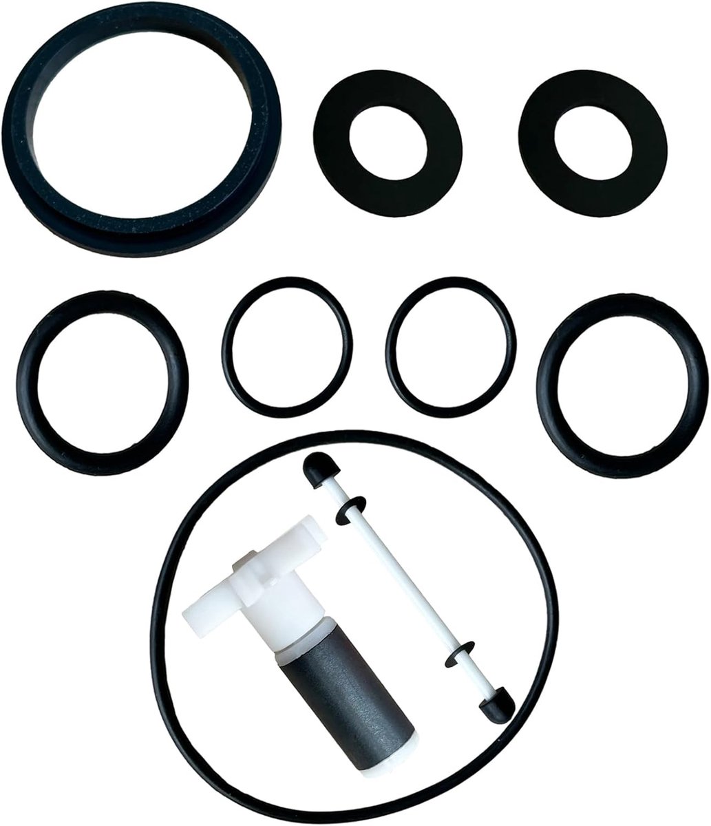 SnelShoppen - Waterpomp Reparatieset voor Hot Tub - 8 Seals & Impeller met Thrust Washers - O-Ring Kit voor P4071 en 58113 - Ideaal voor Lay-Z-Spa en