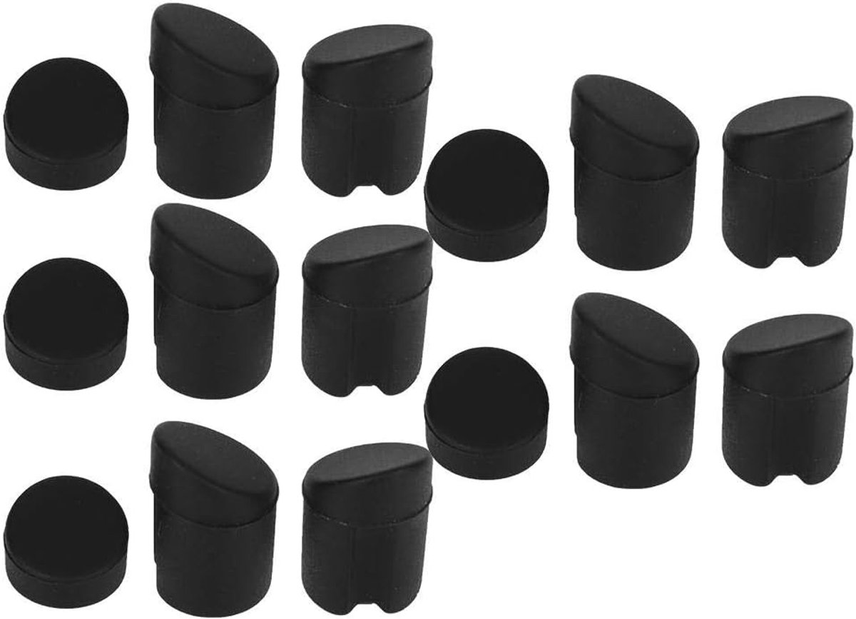 SnelShoppen - 5 Sets Scooter Fender Screw Plug - Duurzame Siliconen Schroefhoezen - Waterdicht en Krasbestendig - M365 Accessoires voor Veiligheid en