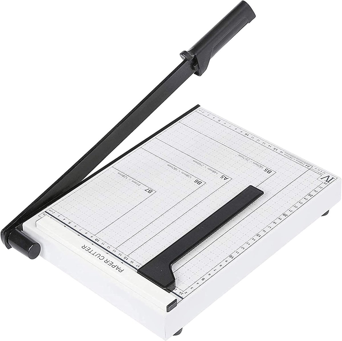 SnelShoppen - Professionele A4 Papier Snijder, Snijdt tot 12 Vellen, Ergonomische Handgreep, Veilig Snijblad, Voor Kantoor, School, Creatieve Projecte