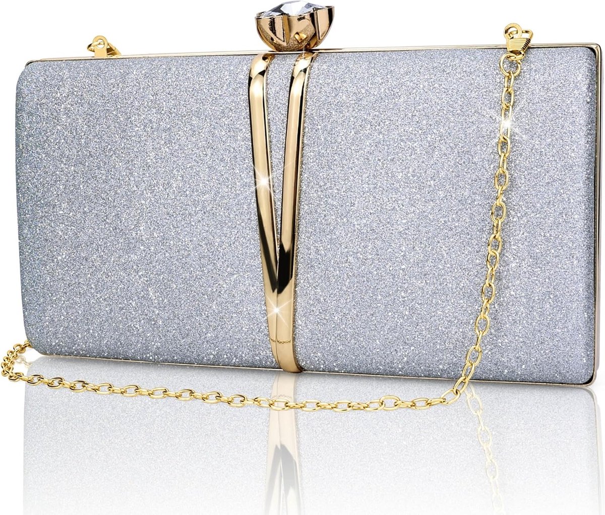Formele Diner Tas voor Dames - Zwarte Schoudertas voor Bruiloften en Feestjes, Mode Accessoire