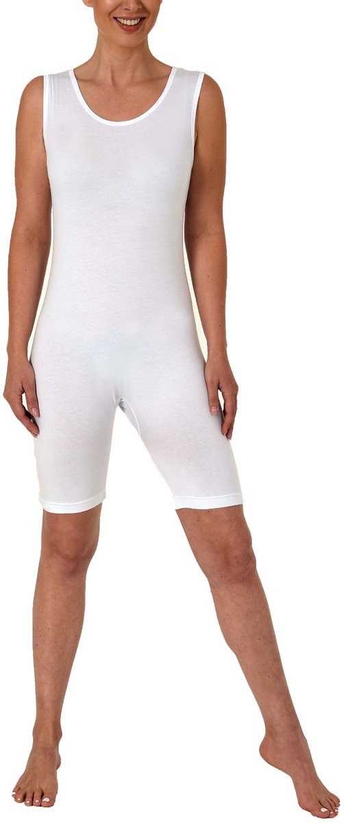 Unisex mouwloze zorgbody met rits op de rug