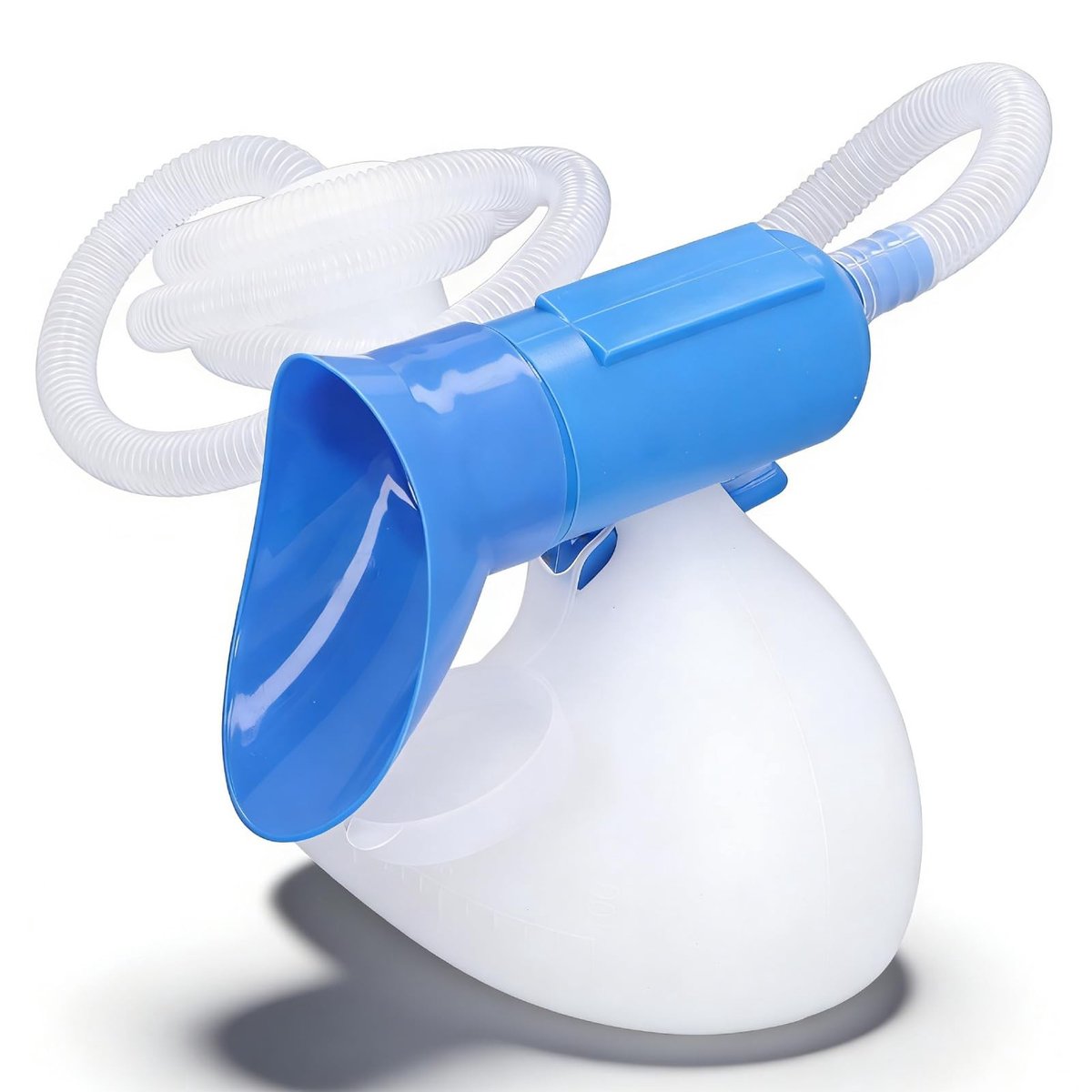 Dailygoods- Urinefles 2000ml Ergonomisch Ontwerp - Draagbaar Urinoir - Lange Slang - Eenvoudig te Reinigen - Geschikt voor Bedlegerige Personen