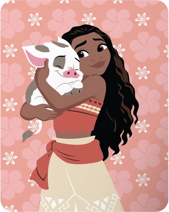 Disney Vaiana Fleeceplaid Pua - 110 x 140 cm - Polyester