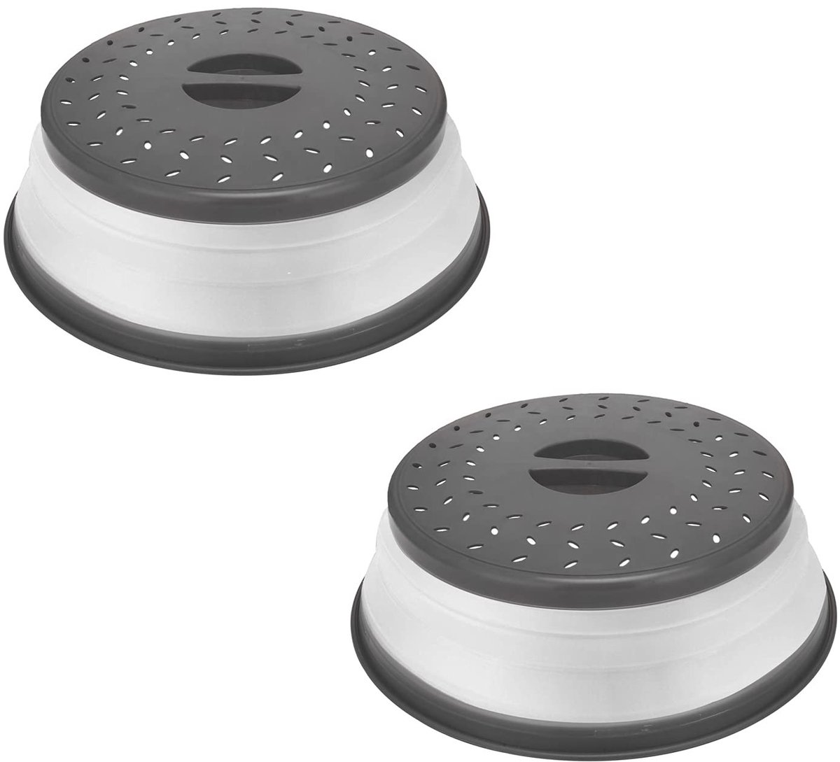 Omgoods - Opvouwbare Magnetron Deksel voor Eten 2-Pack