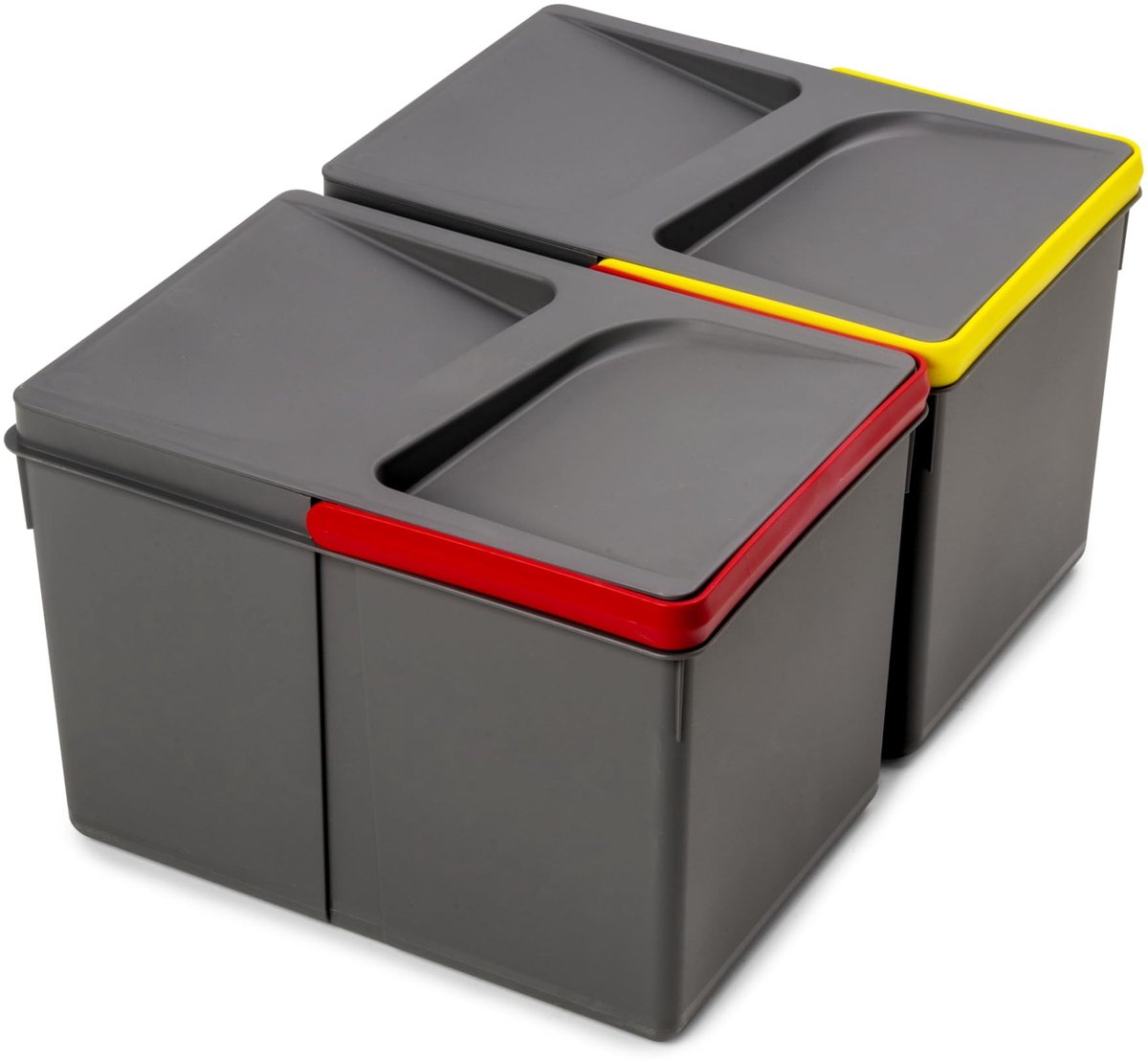 Omgoods - Set van 2 Recyclingcontainers voor Keukenlade