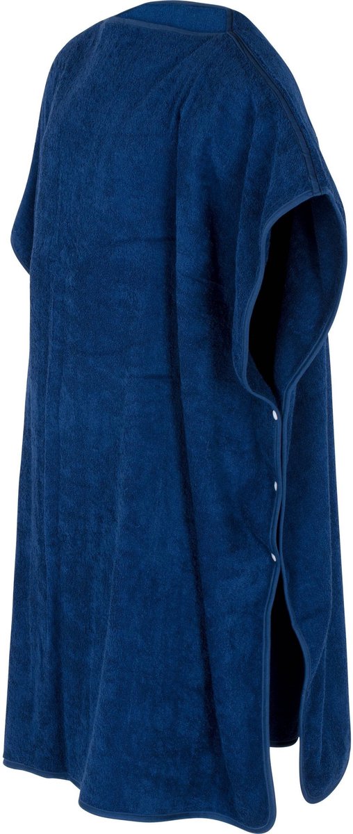 Omgoods - Theramaxx XL Badhanddoek Poncho voor Volwassenen - Blauw