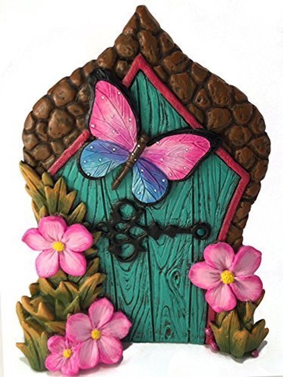 Omgoods - Miniatuur Fairy Deur voor de Betoverde Tuin