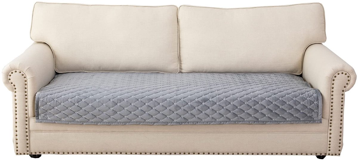 Omgoods - Antislip Sofa Cover voor Hoekbank in Wit