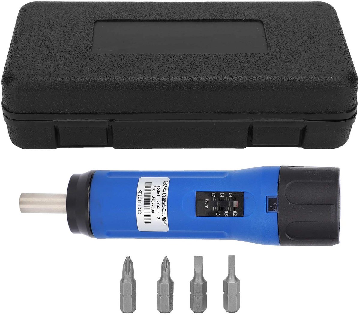 Omgoods - Torque Schroevendraaier Set - Precisie en Veiligheid - Inclusief 2 Rechte en 2 Kruis Bits - Ergonomisch ontwerp - Voor klussen en montage...
