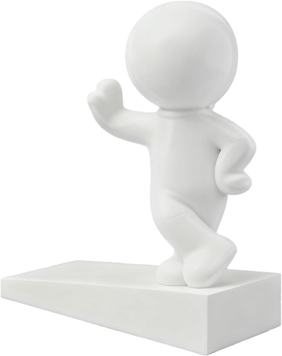 Leuke Deurstopper - Schattige Deurwig - Deuren Open Houden - Krasbestendig Antislip - 16.1 x 11.6 cm - Meerkleurig