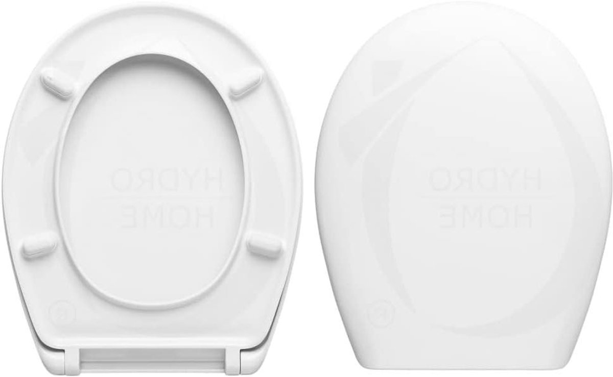 Toilet Deksel - Toiletbril Deksel - Badkamer Vernieuwen - Softclose Scharnieren - Universeel - Wit