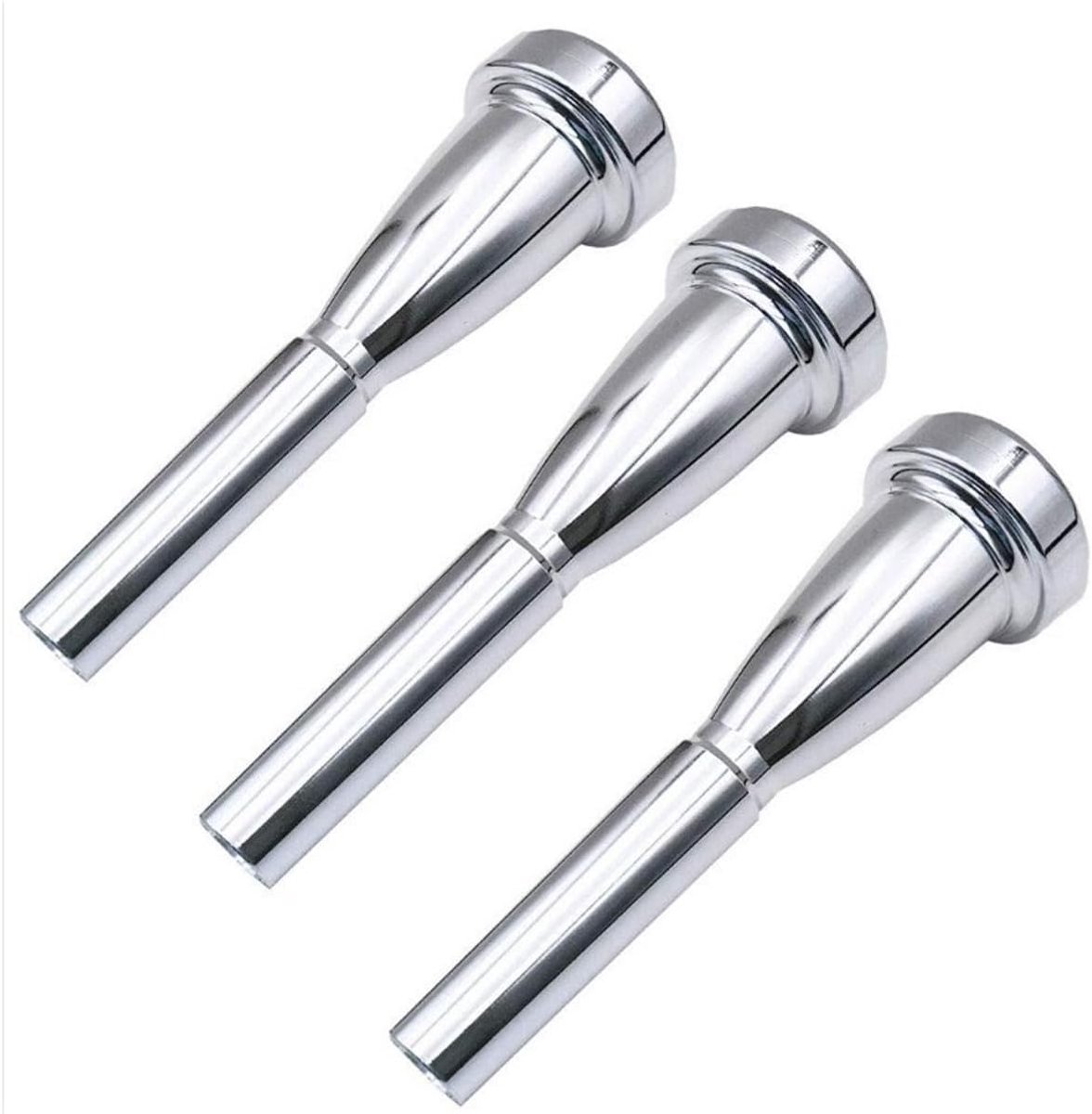 trompet mondstukset 3C/5C/7C - messing - verbeterde geluidsprojectie - optimale klank voor jazz en klassiek - ShopVlot