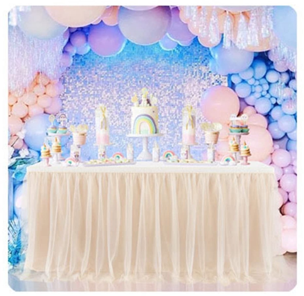 Omgoods - Tulle Tafelrok voor Feestelijke Decoratie