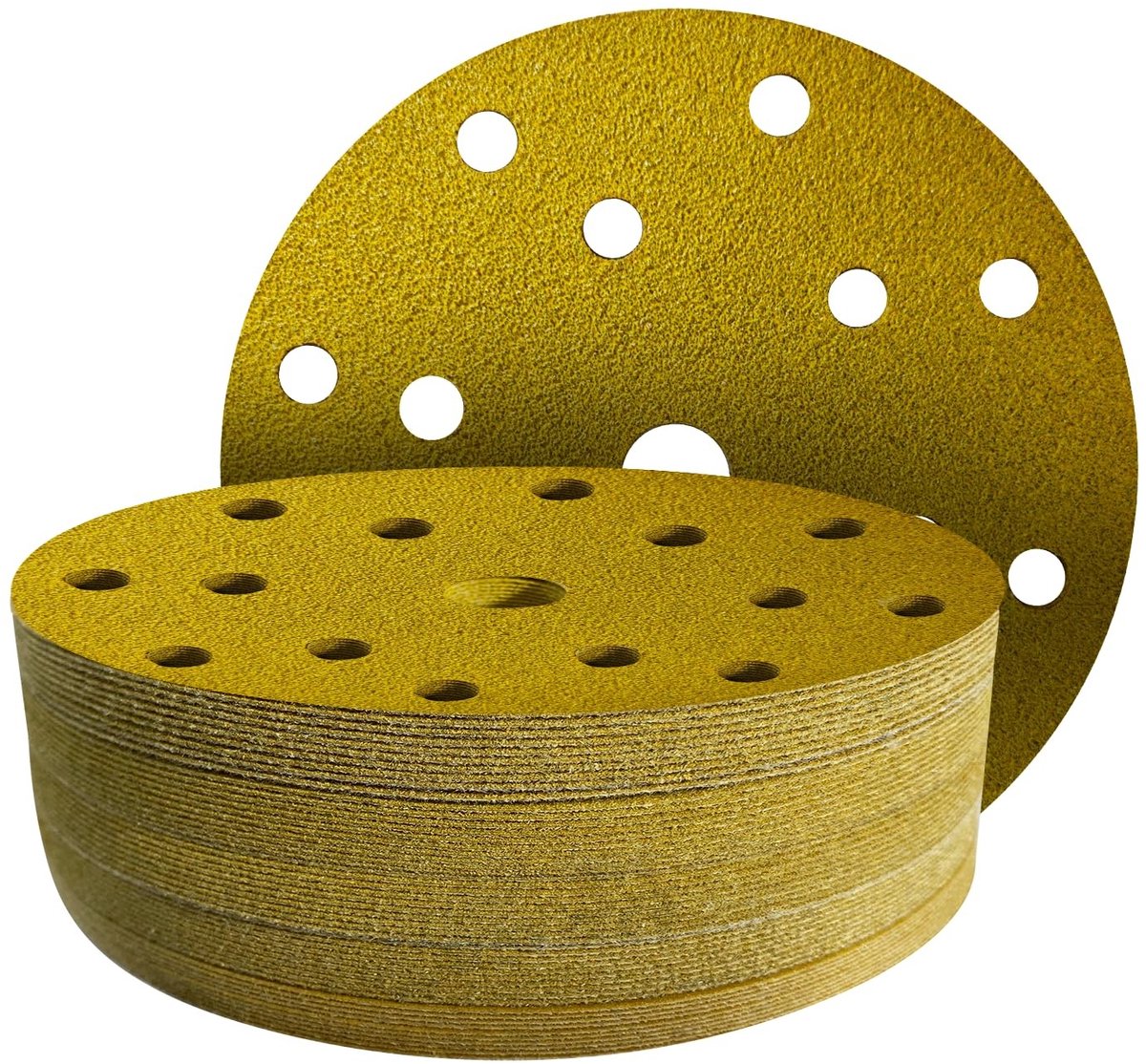 Omgoods - Schuurdiscs Set van 50 Stuks Ø 150mm voor Eccentrische Schuurmachines
