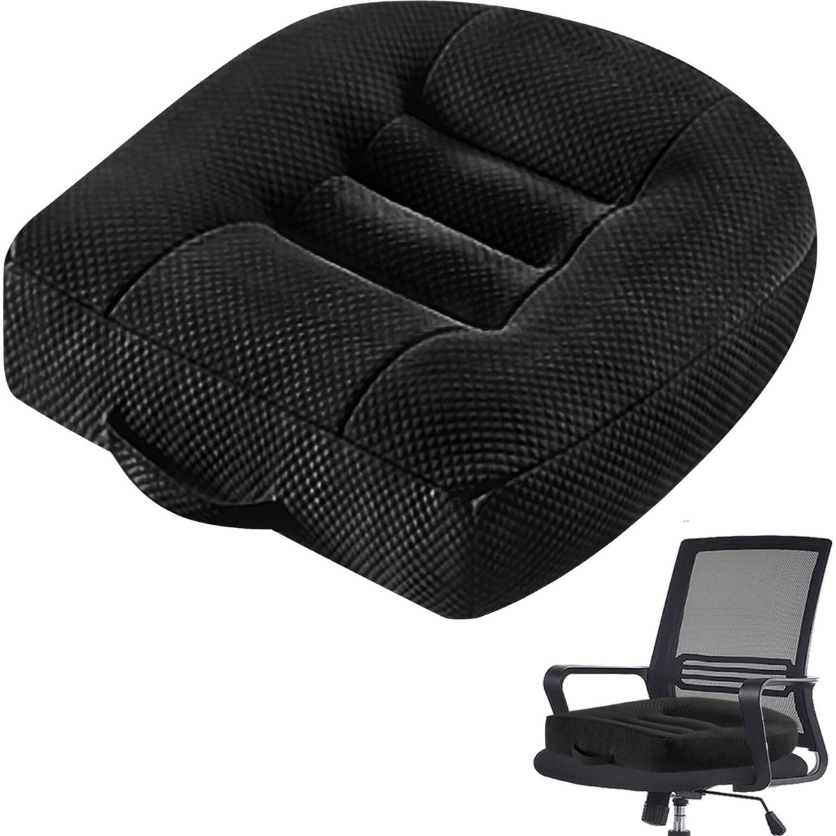 Omgoods - Ergonomisch Zitting Kussen 40x40 cm - Booster Kussen voor Volwassenen