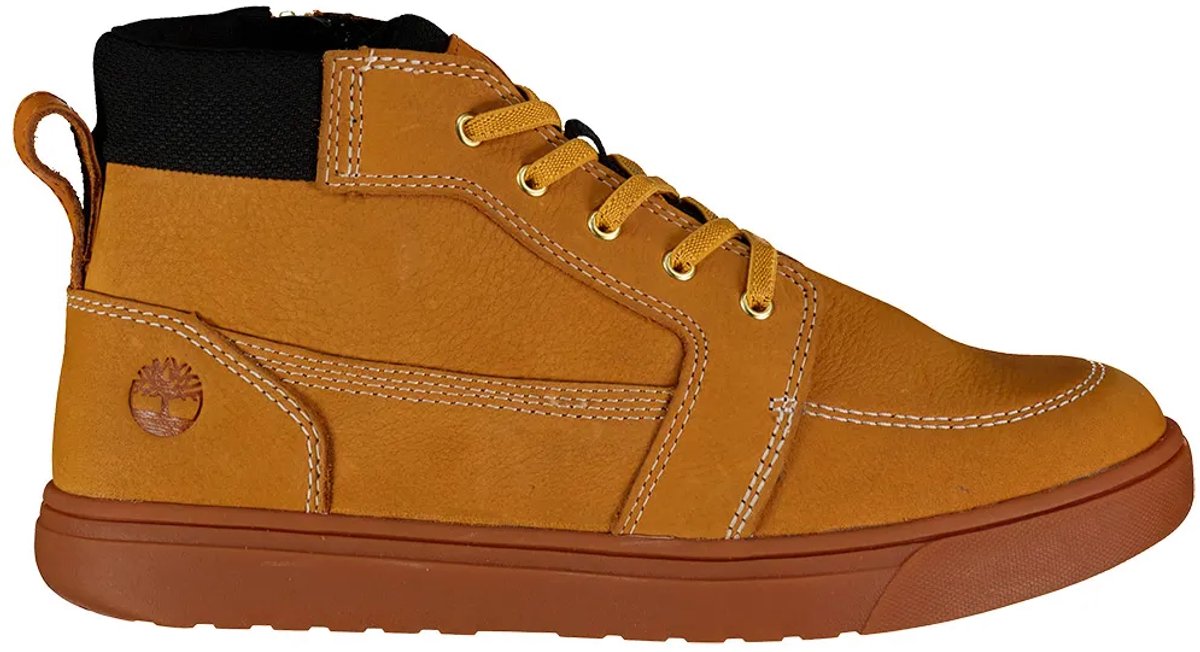 Timberland Lisbon Street Mid Lace Up With Zip Kinderschoenen 1/2 Kinderen Wheat Nubuck