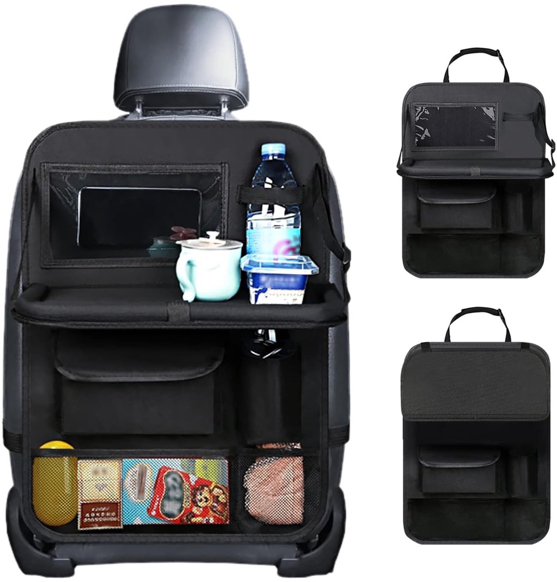 Omgoods - Auto Achterstoeltje Organizer met Tafel en Aanraakscherm