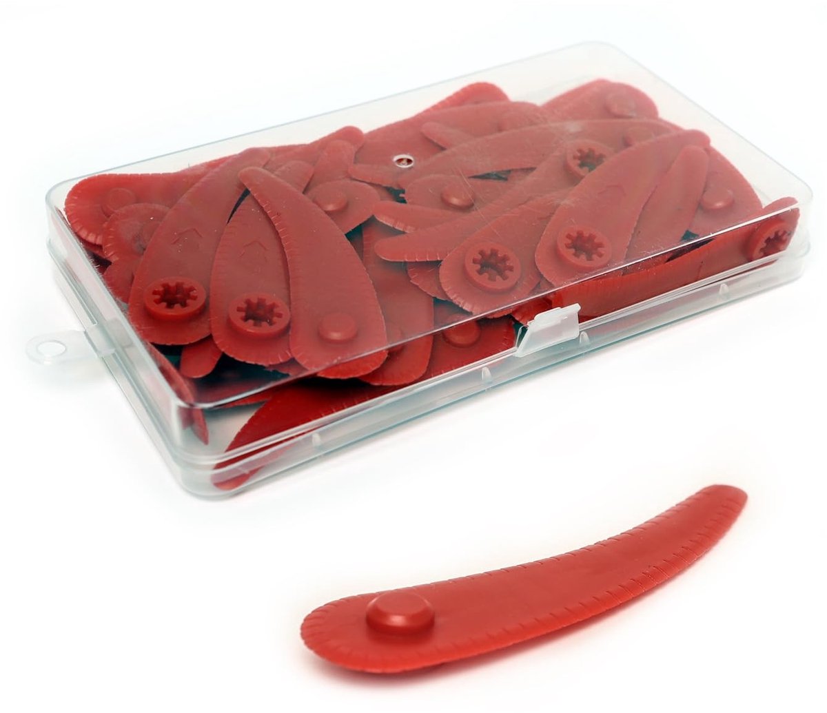 Omgoods - Set van 40 Plastic Snijbladen voor Grastrimmers en Maaiers