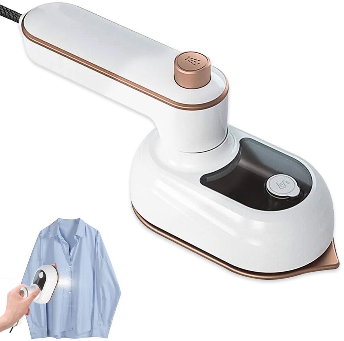 Omgoods - Draagbare Mini Stoomstrijkijzer met Waterreservoir