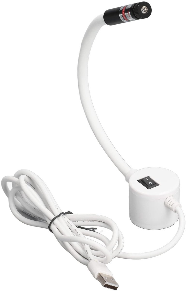Omgoods - Naaimachinelamp met Groene Kruislijnlaser en USB Aansluiting