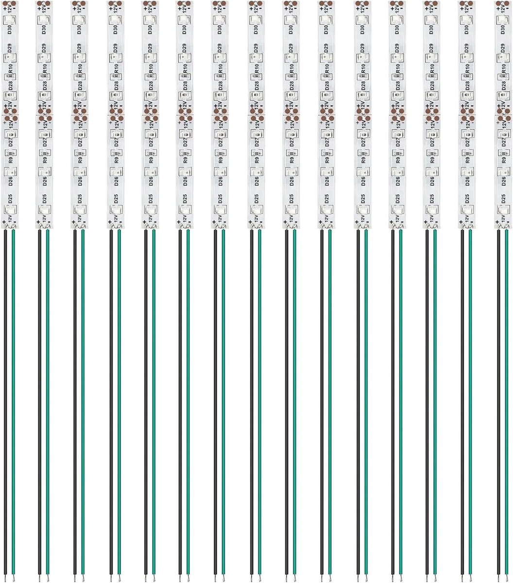 LED strips 100 mm - 15-delig - groen - heldere verlichting voor modelbouw - ShopVlot
