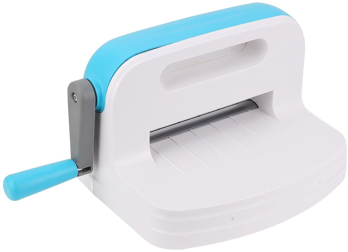 SnelShoppen - Handmatige Stans- en Embossingmachine voor Scrapbooking & DIY Creaties - Compacte Craftmachine met 36mm Stansopening, Geschikt voor Papi