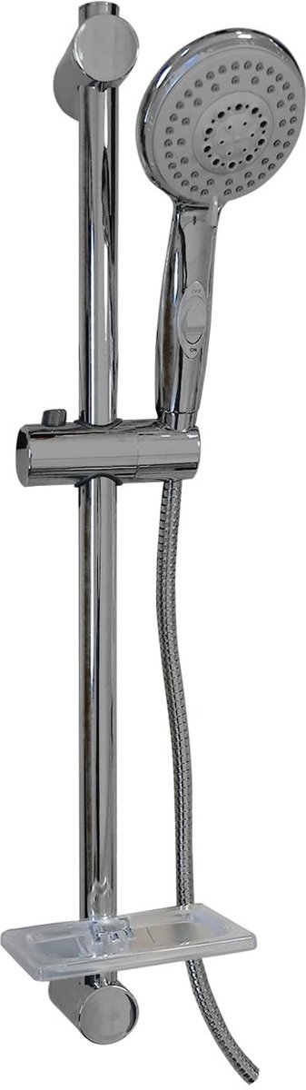 Omgoods - Luxe Douchrail met 5 Nozzles en Chroomafwerking